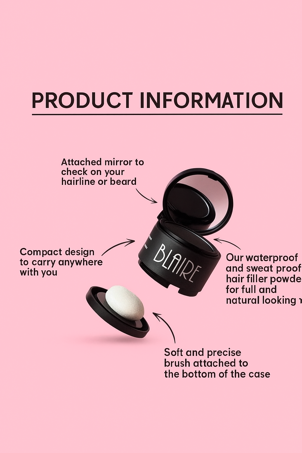Blaire Instant Hair Filler Powder