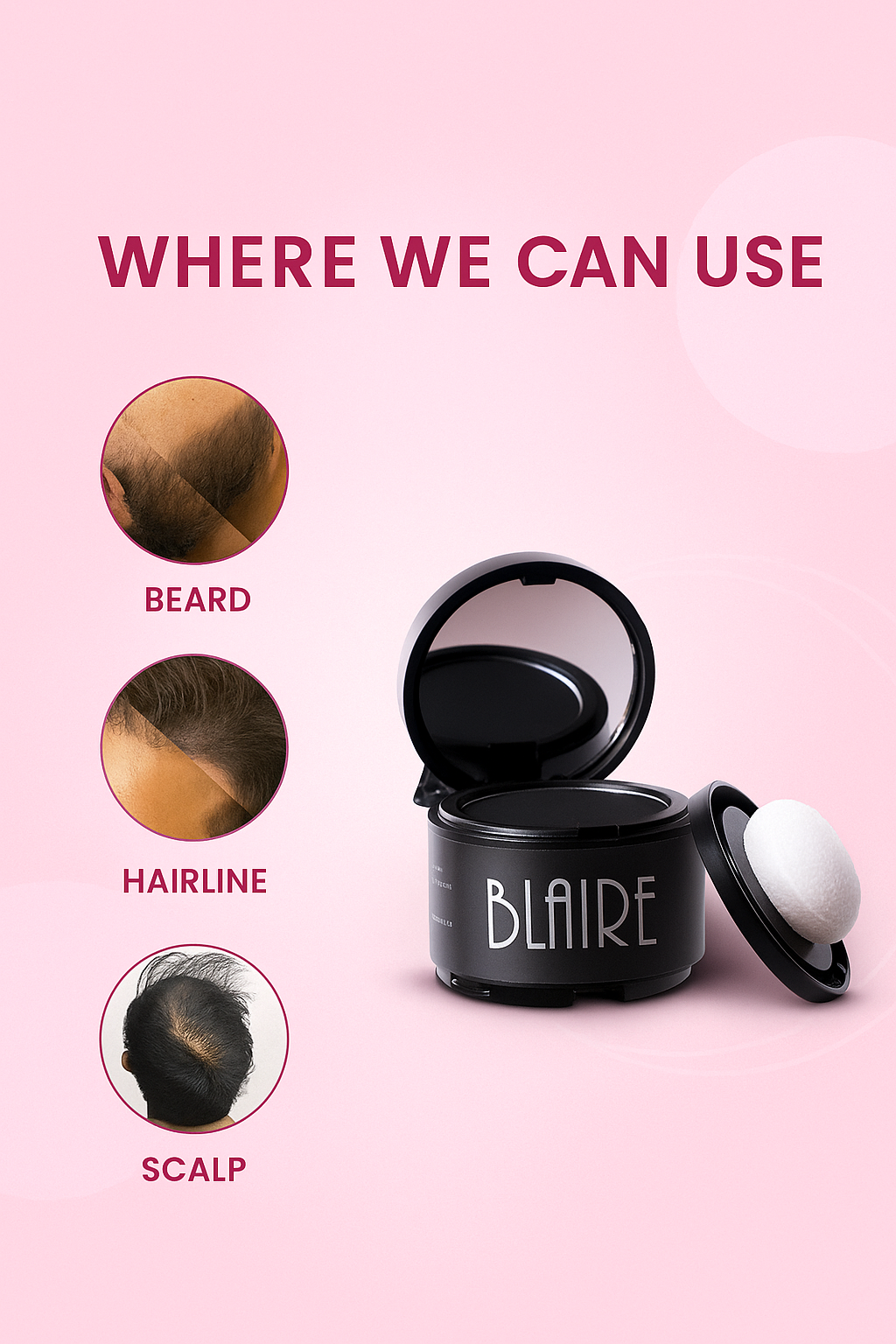 Blaire Instant Hair Filler Powder