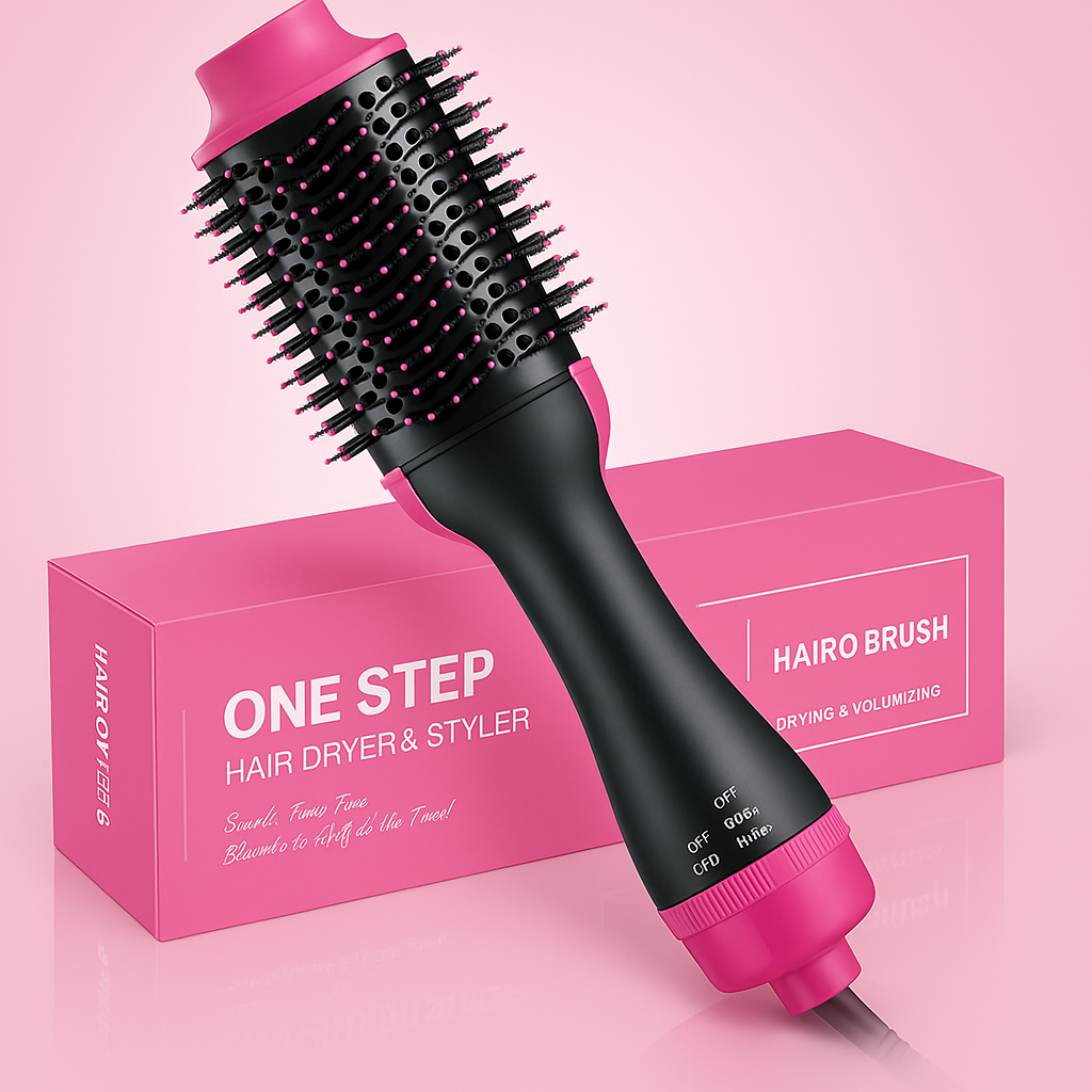 One Step Hot Air Dryer ( Straightener + Dryer + Curler )