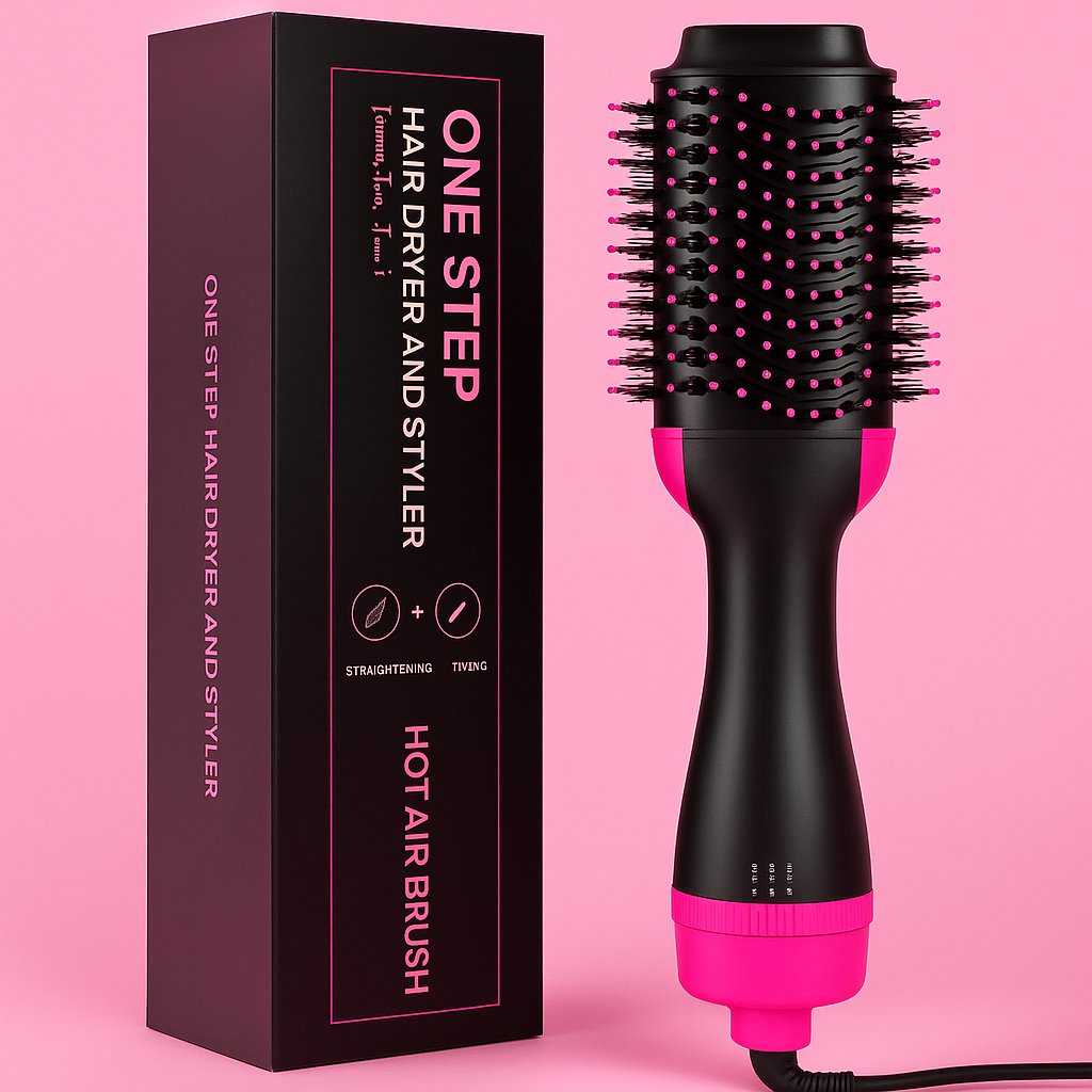 One Step Hot Air Dryer ( Straightener + Dryer + Curler )
