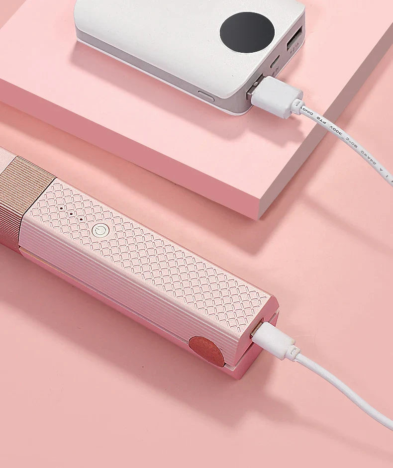 USB Wireless Mini Ceramics Hair Straightener - Best For Travel