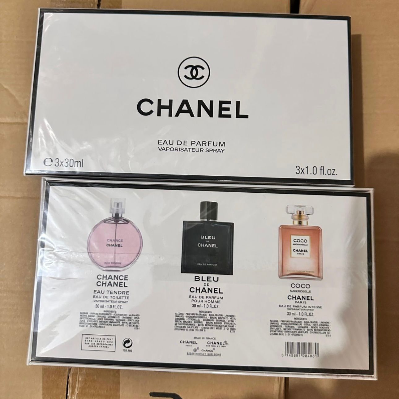 Chanel Perfume Gift Set 3 in 1
