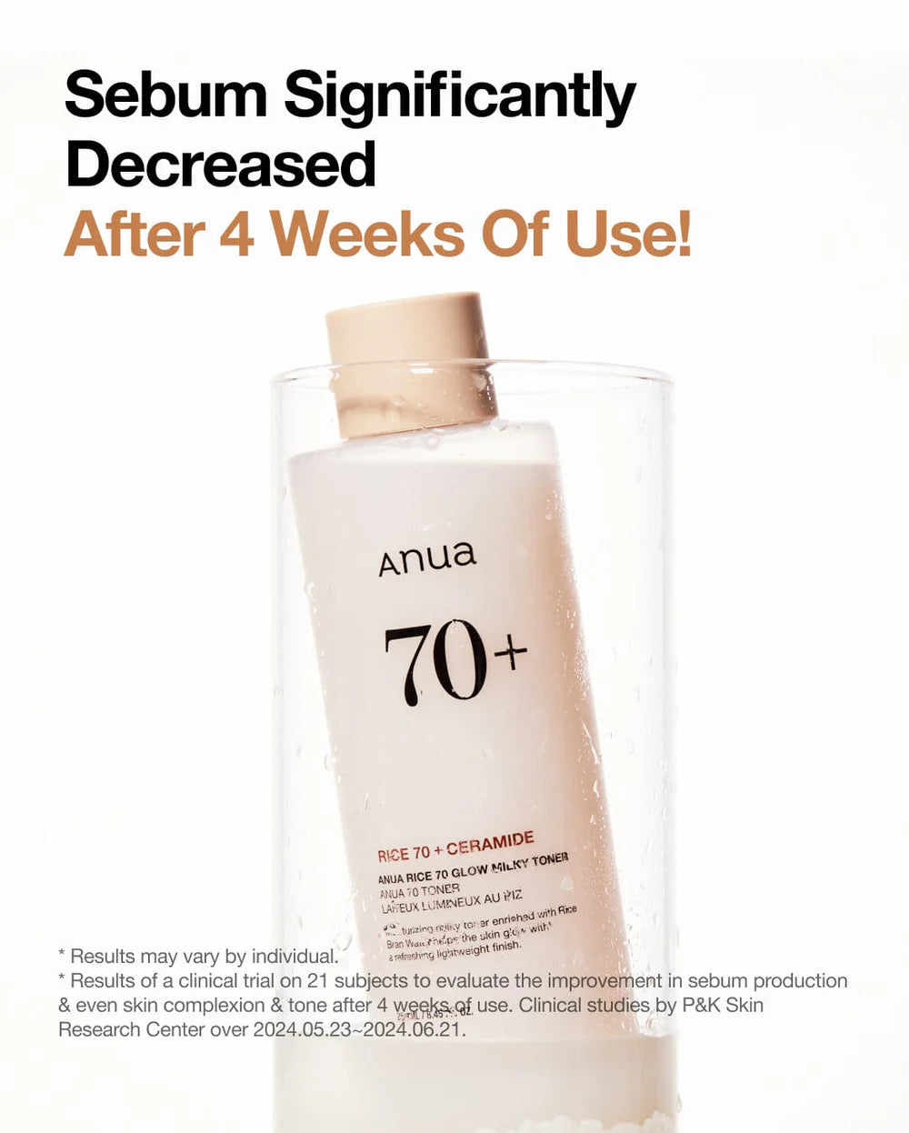 Anua Rice 70 Glow Milky Toner - 250ML