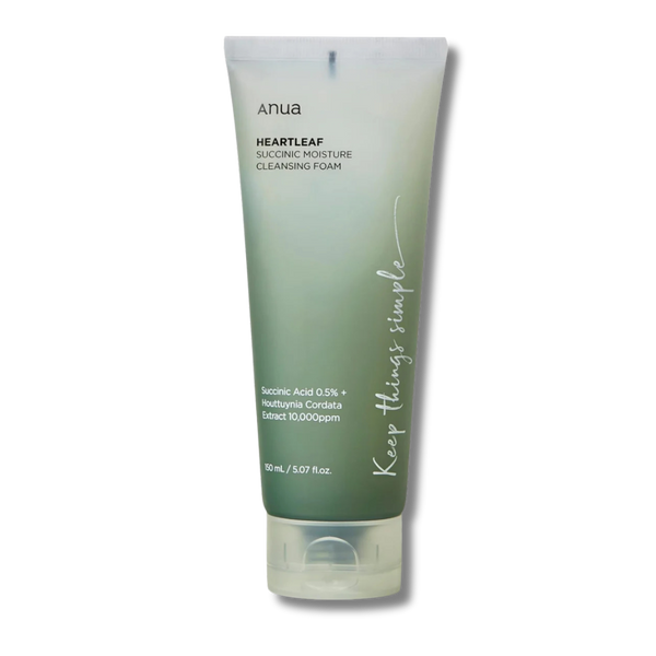 Anua Heartleaf Succinic Moisture Cleansing Foam