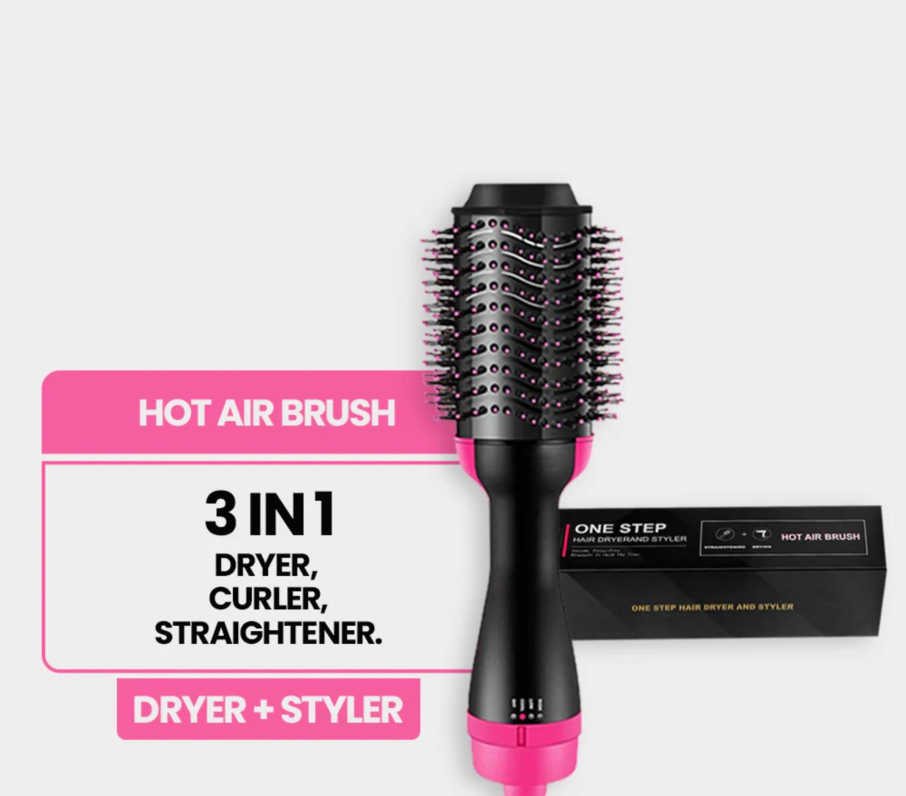 One Step Hot Air Dryer ( Straightener + Dryer + Curler )