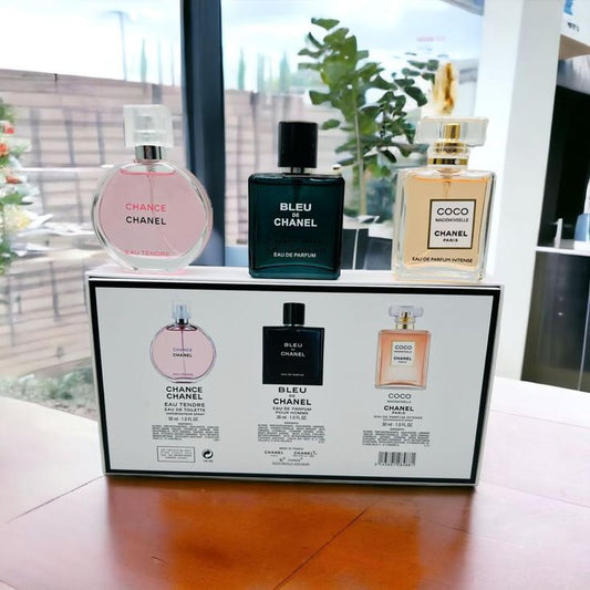 Chanel Perfume Gift Set 3 in 1